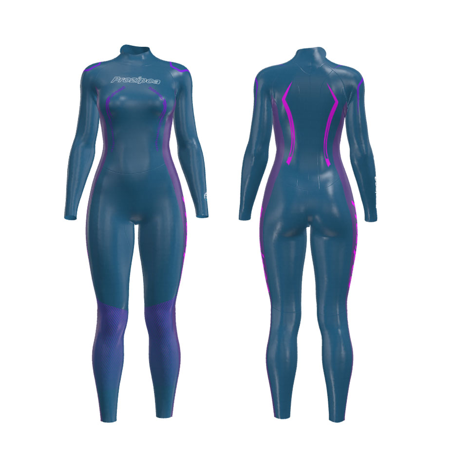 Women Triathlon Yamamoto Surf Diving Suit Smooth Skin Long Sleeve 2mm Neoprene Wetsuit