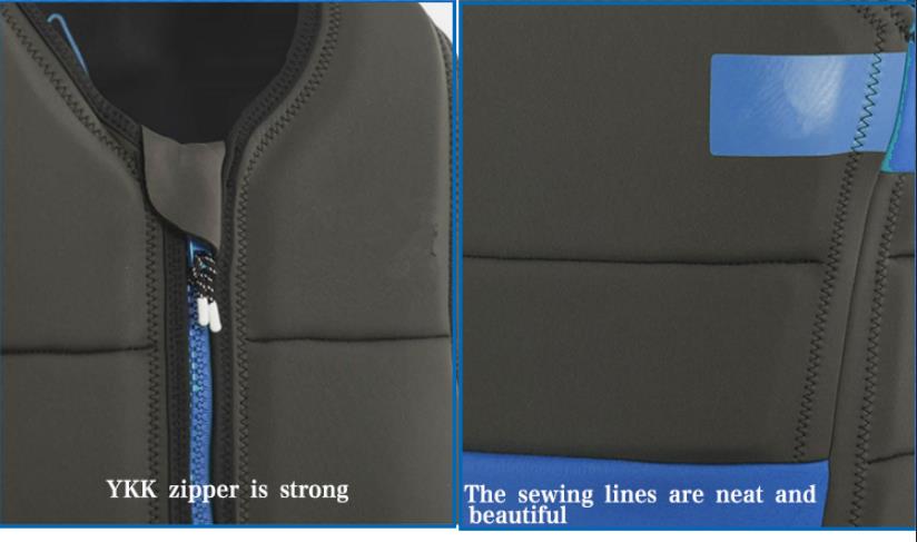 Surfing Swimming Kayaking Life Jacket YKK Zipper Men Navy Life Vest On Sale
