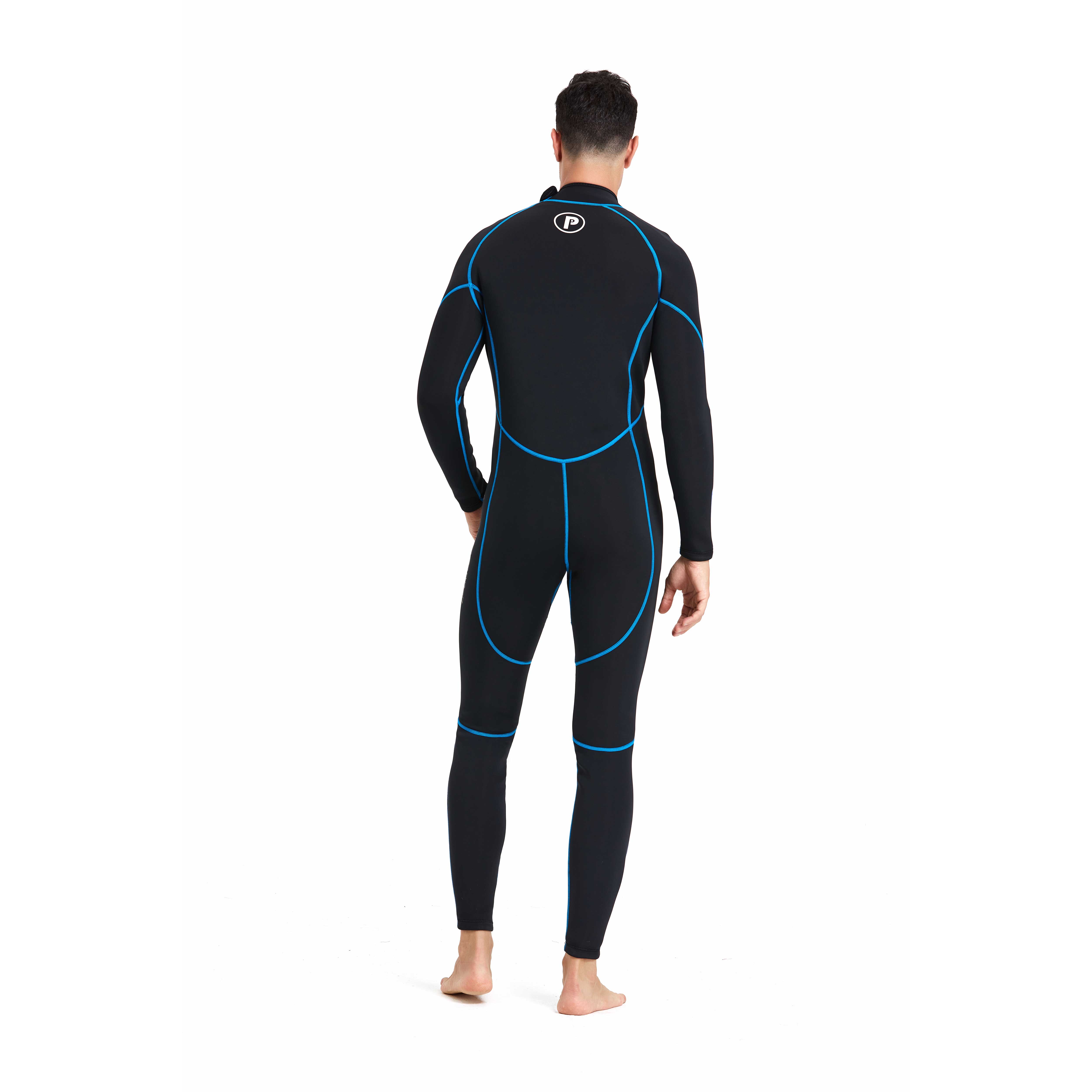 Customized High Quality One Piece Long Sleeve Snorkeling Front Zipper 3Mm Neoprene Men Surfing Diving Wetsuit