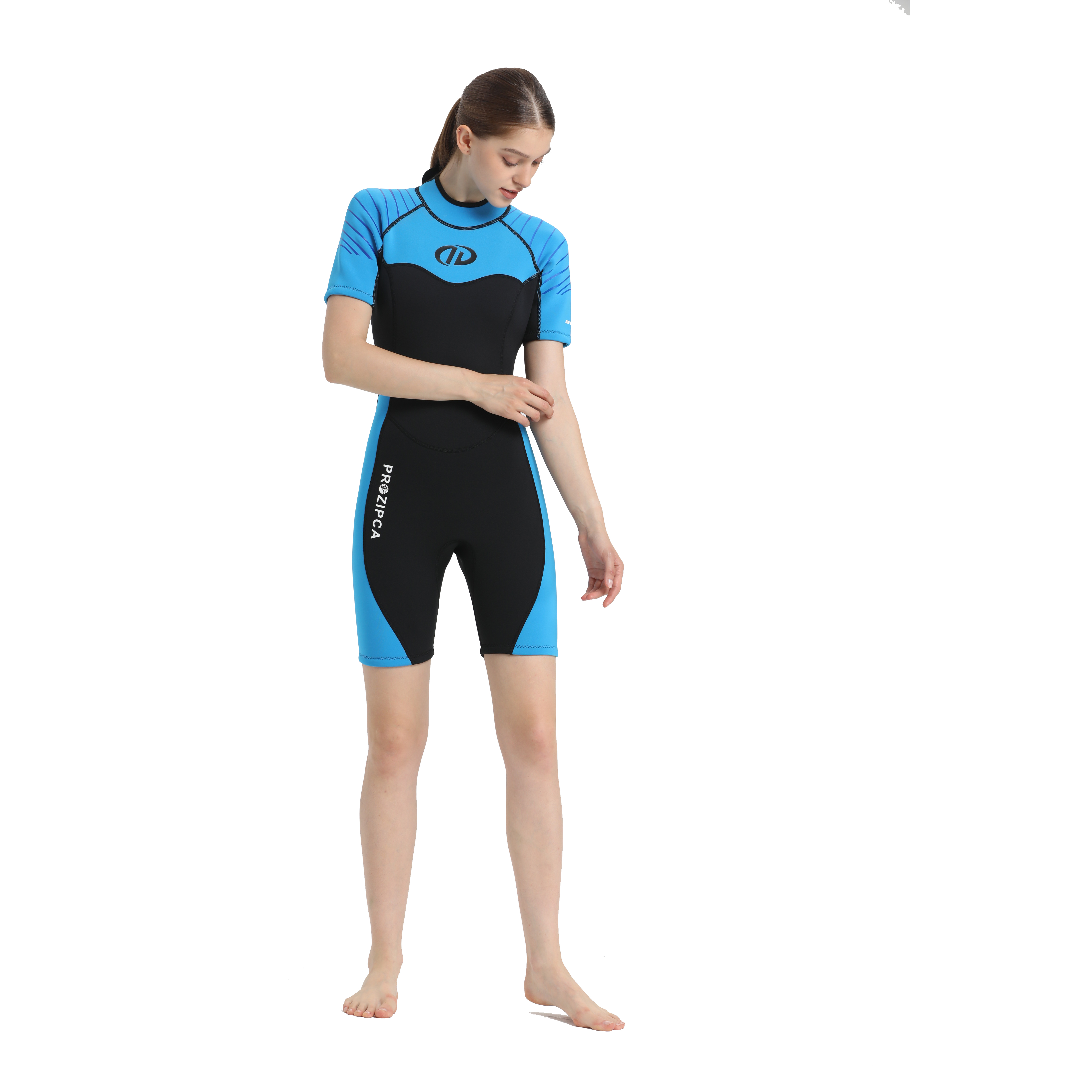 Professional Breathable Full Body Tight Sexy Shorts Women Neoprene Freediving Surfing Wetsuits