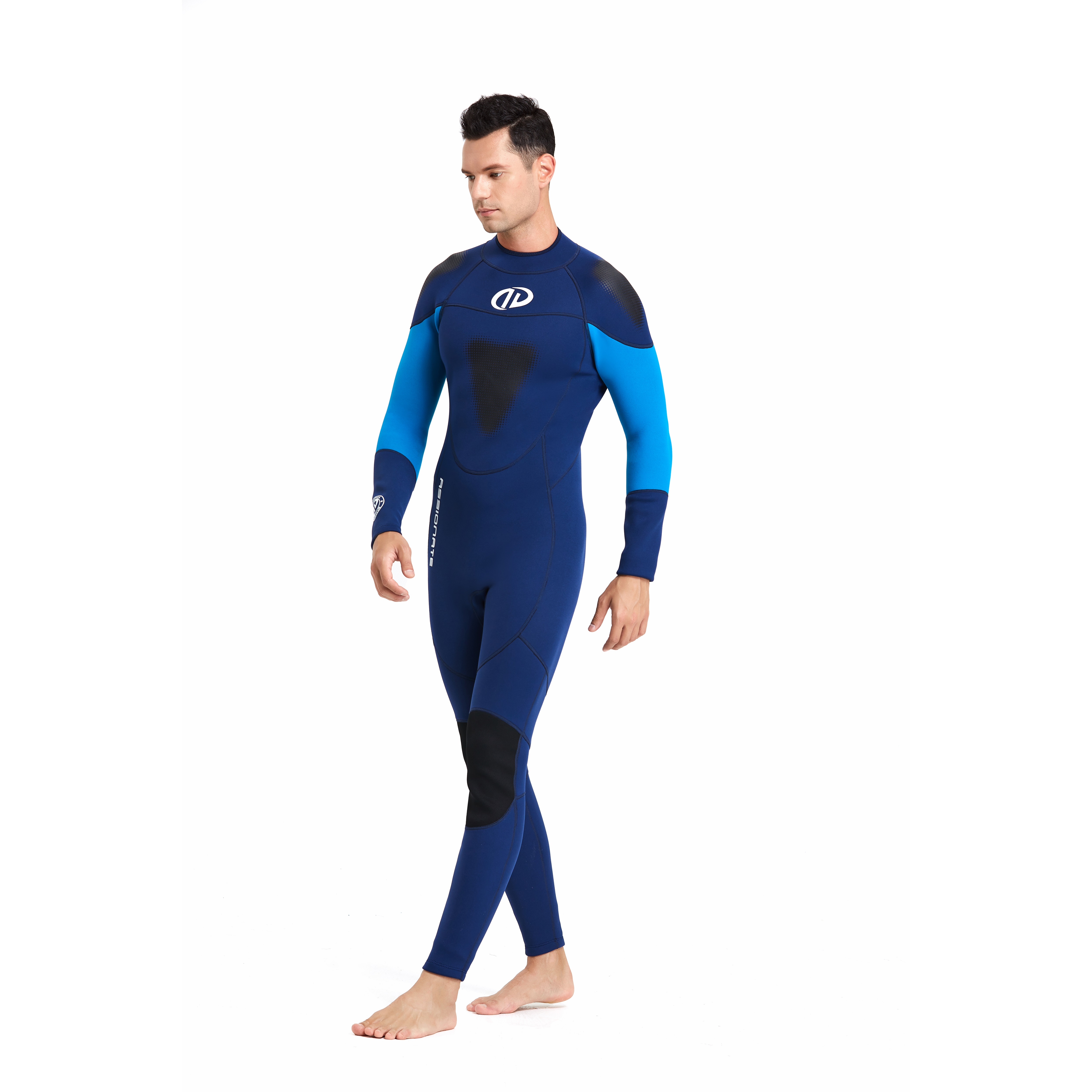 Customized Water Sports Surfing Suit Ultra Strech Tight Long Sleeve Back Zip Waterproof Yamamoto Neoprene 3Mm Men Diving Wetsuit