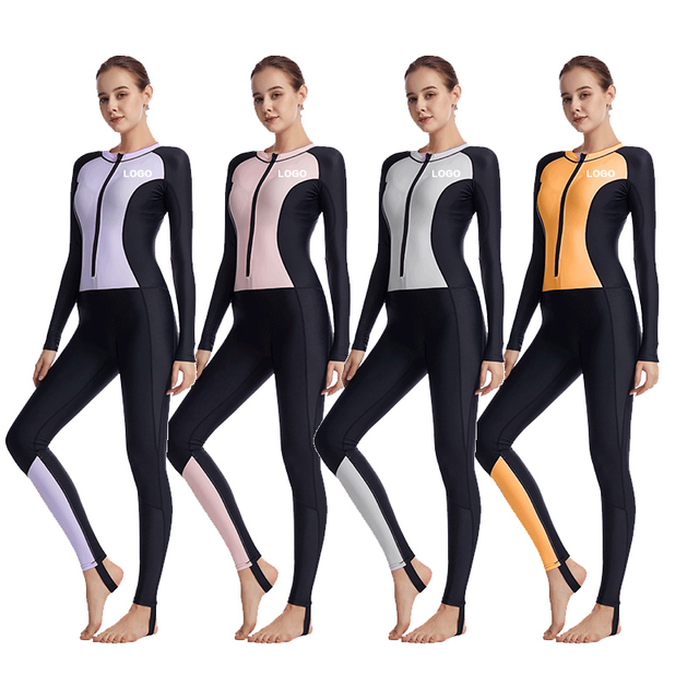 Swimwear Full Body Wetsuit Long Sleeve Womens 2021 Surf Suit Thin Women Rash Guards