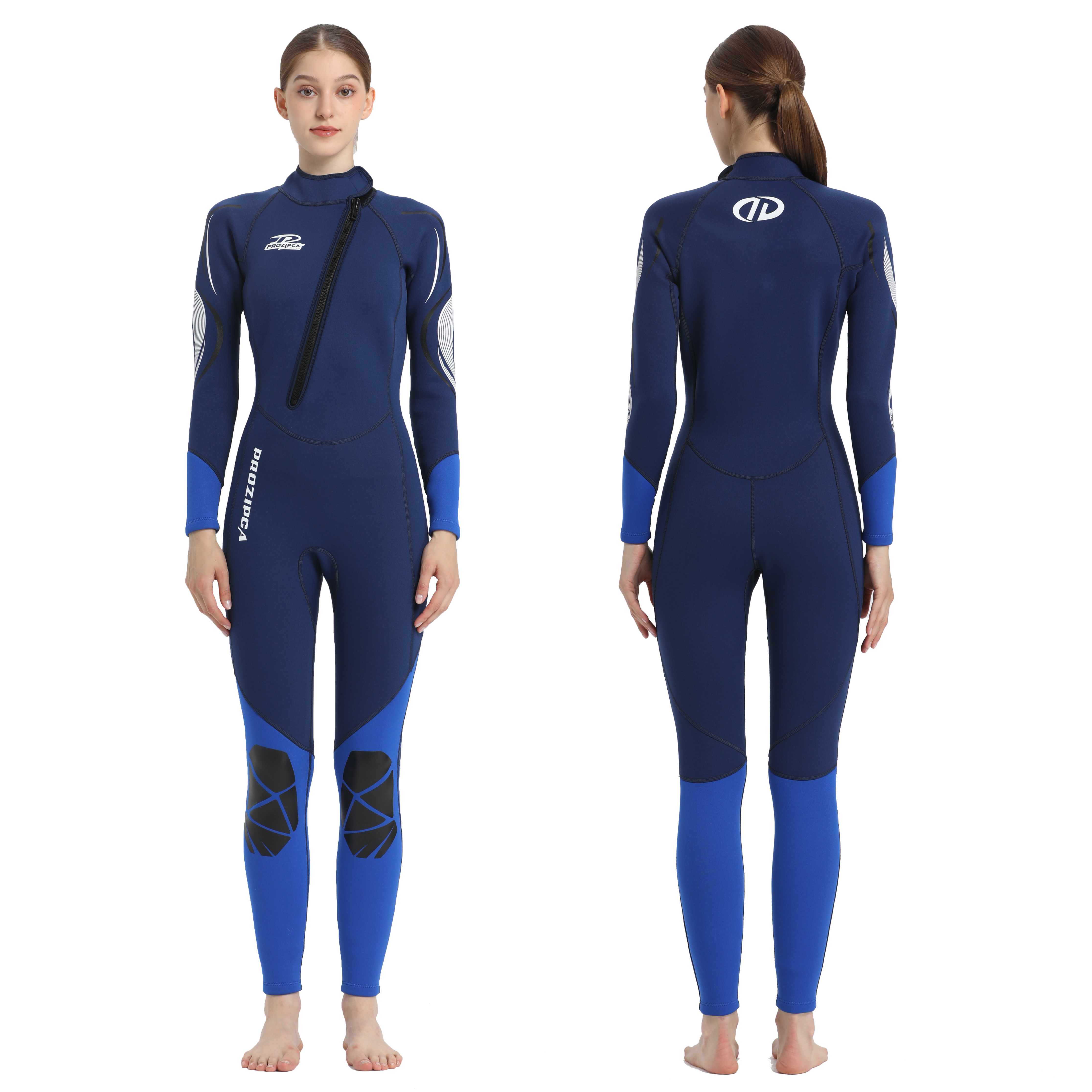 Wholesale Customise Long Sleeve Chest Zip 3Mm Yamamoto Professional Women Surfing Wetsuit