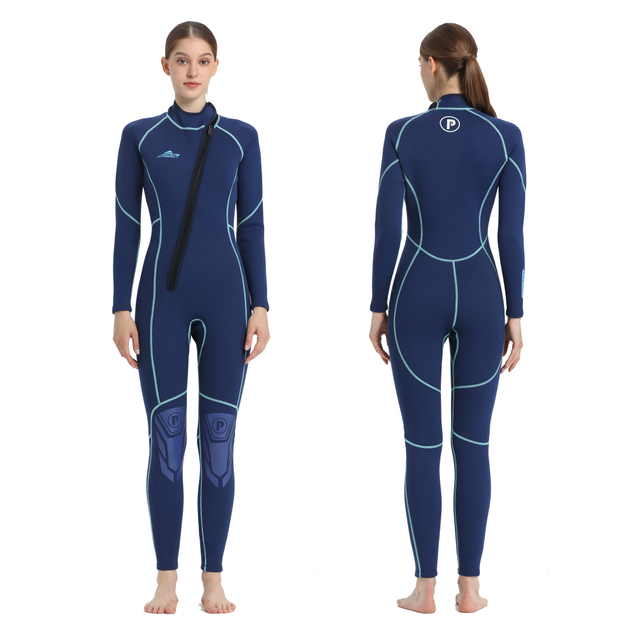 2022 Customise 3Mm High Elasticity long Sleeve Front Zipper Yamamoto One Piece Women Wetsuits