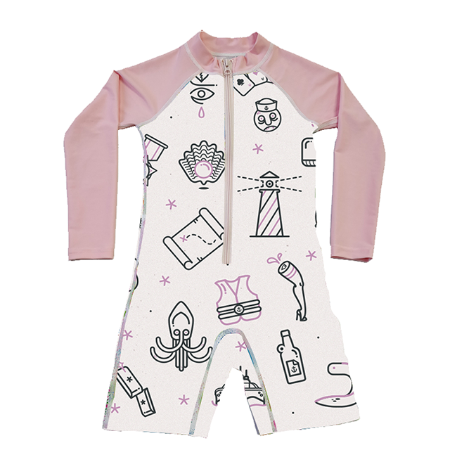 WS-016 One Piece Children Rash Guard