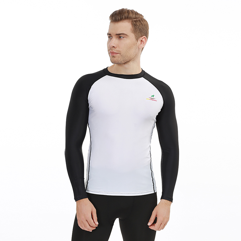 Compressed T-shirt Personalized Bjj Upf 50 Long Sleeve Men Print Swimming Rash Guard