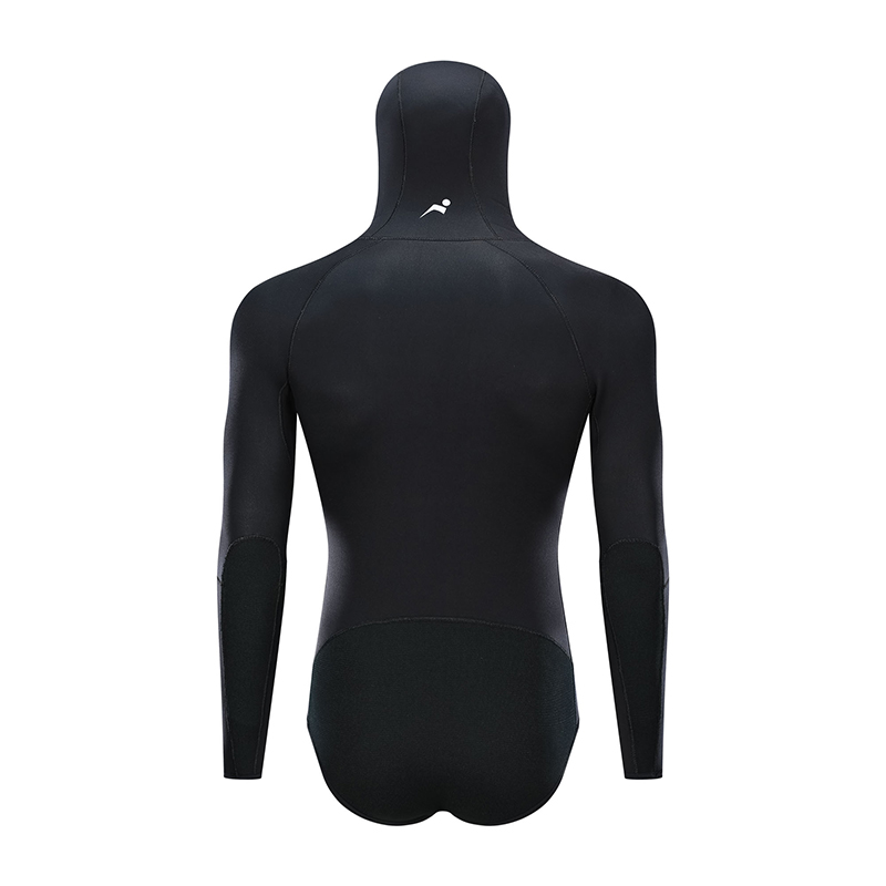 Surf 4/3mm Wetsuit Chest Zip Super Strech Top Mens Customise Diving Suit With Hood